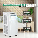 Premiun 8000 BTU Portable Air Conditioner - Features Sleep Mode and Dehumidifier Function for Ultimate Cooling.