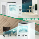 Premiun 8000 BTU Portable Air Conditioner - Features Sleep Mode and Dehumidifier Function for Ultimate Cooling.