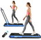 2 in 1 Folding Treadmill With Bluetooth and LED Display