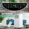 Premiun 8000 BTU Portable Air Conditioner - Features Sleep Mode and Dehumidifier Function for Ultimate Cooling.