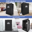 2.6L 1000W Portable Full Size Personal Steam Sauna Heated Home Spa Detox Therapy