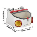 Twin Pen Sandblaster Double Pen Sand Blaster Machine For Dental Lab 2 Tanks Lamp