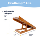Foldable Dog Ramp for Bed