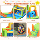 Inflatable Outdoor Water Slide Park Bounce House With Pump