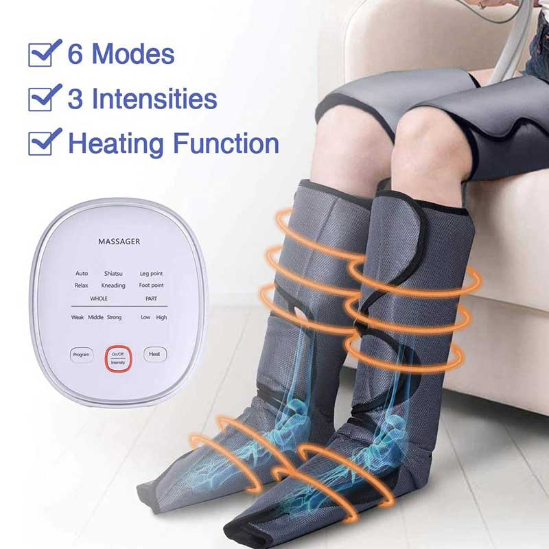 Leg Compression Massager With Heat For Circulation