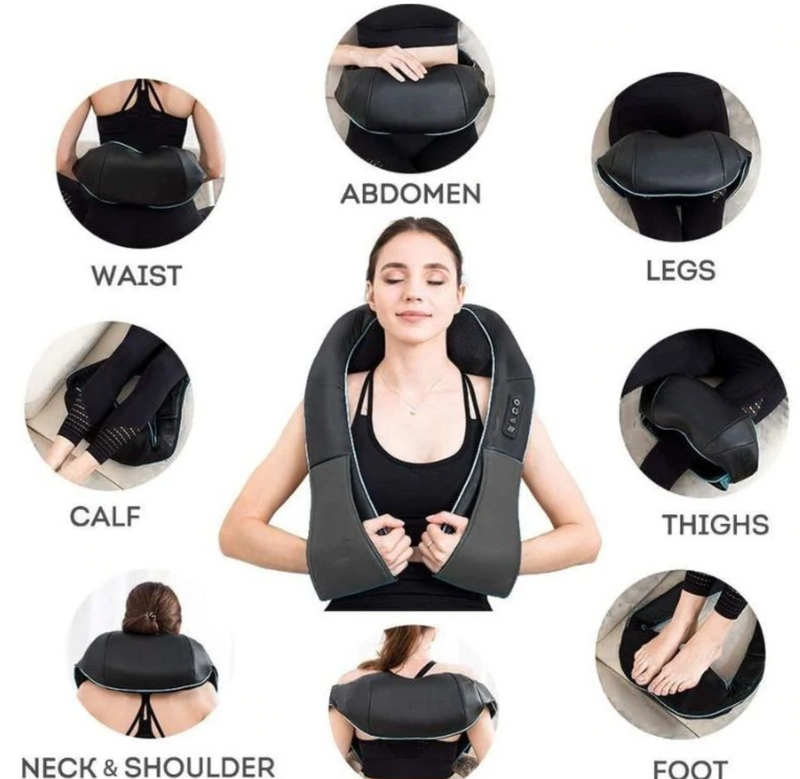 Shiatsu back and neck massager