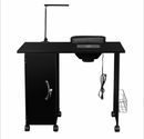 New Pro Salon Nail Manicure Table With Electric Nail Vent LED Lamp 5 Drawers