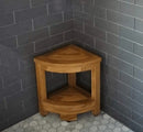 Premium Wooden Teak Shower Corner Bench Seat