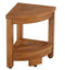 Premium Wooden Teak Shower Corner Bench Seat