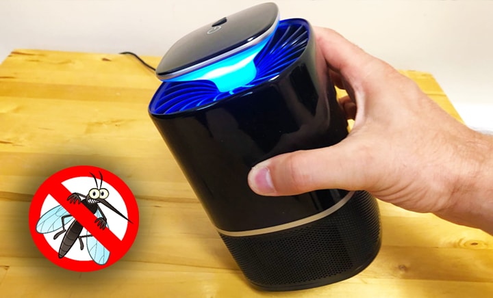 BuzzBGone – LED Mosquito Killer Lamp USB Powered Mosquito Catcher Zapper