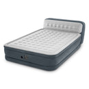 Premium queen air mattress with built in pump and headboard