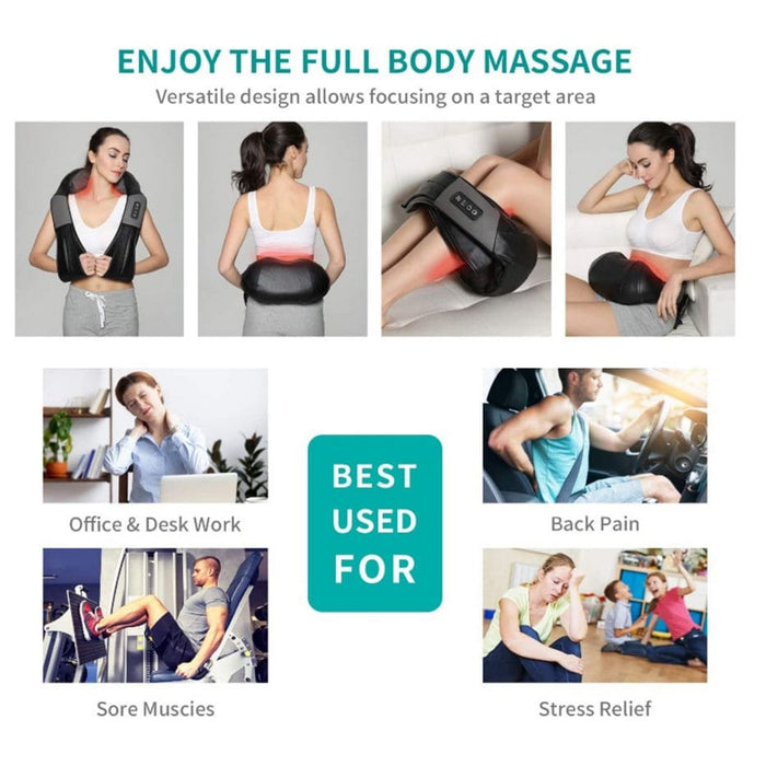 Premium Shiatsu Neck and Back Massager