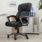 Premium Black Leather Executive Office Chair