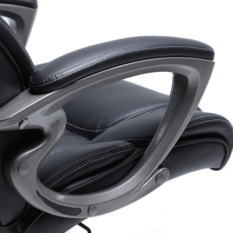 Premium Black Leather Executive Office Chair