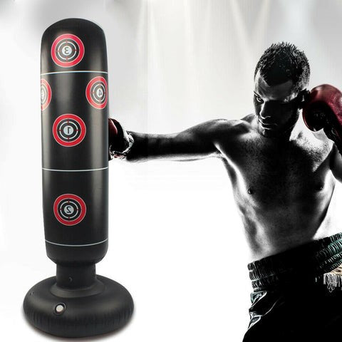 Inflatable Freestanding Boxing Reflex Punching Bag Stand