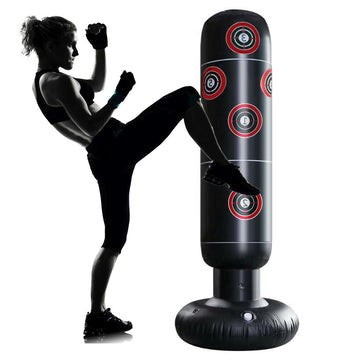 Inflatable Freestanding Boxing Reflex Punching Bag Stand