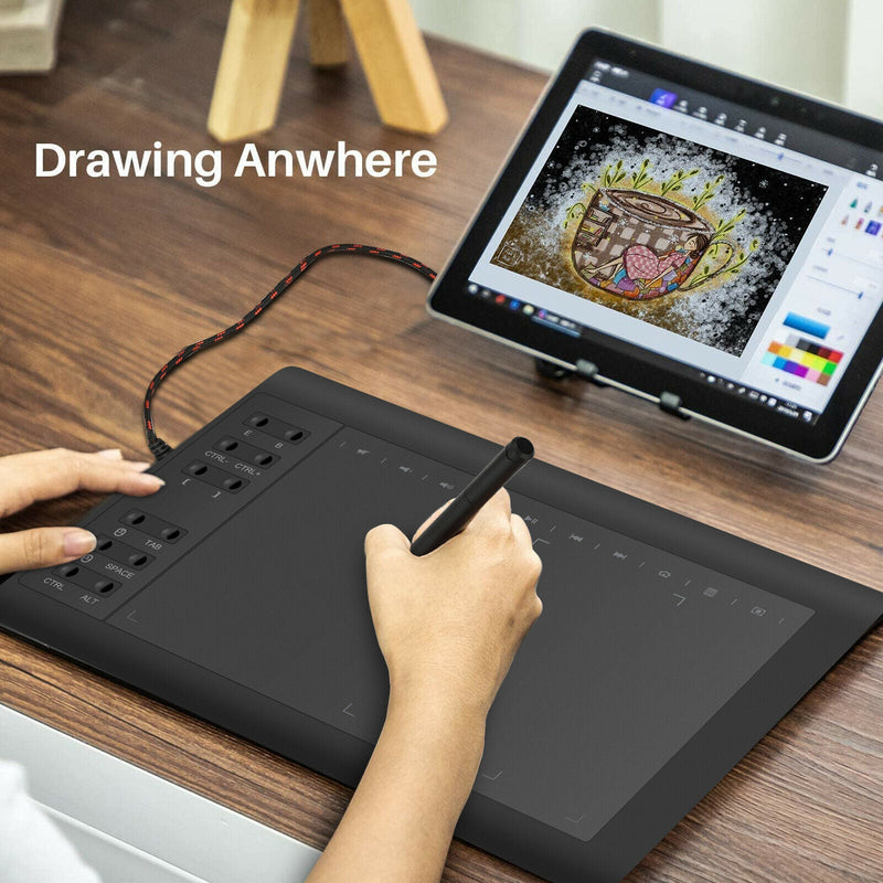 Premium Graphic Tablet Drawing Pad Digital Pen