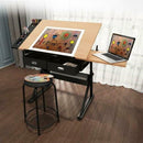 Premium Adjustable Drafting Drawing Table Desk Board