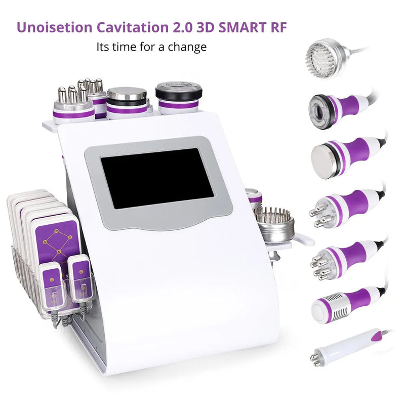 9 in 1 Cavitation and Laser Lipo Machine – Tumbling Dices 9 in 1 cavitation machine